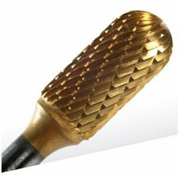 Champion Cutting Tool Cylinder Radius End Carbide Bur, Surface Milling/Contouring Unctd, 1/2in Cut Dia CHA USC5